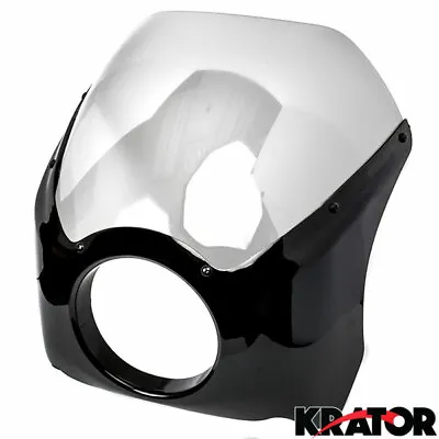 Headlight Fairing Black For Yamaha V-Star Vstar 950 1100 1300 Classic Stryker • $54.97