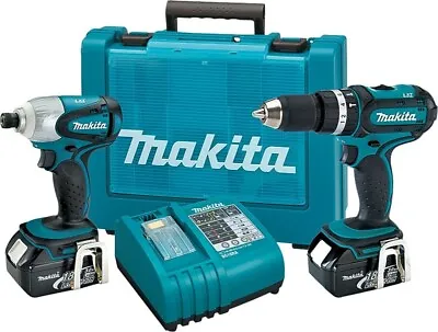 NEW Makita XT261M 18V LXT Lithium-Ion Cordless 2-Pc. Combo Kit (4.0Ah) • $324.95