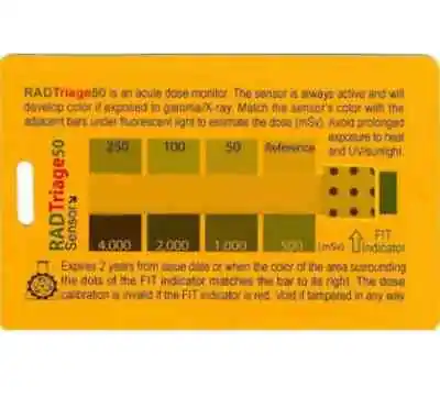 RADTriage50 Personal Gamma Radiation Detector Nuclear Radiation Detector • £29.99