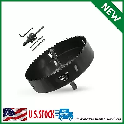 6-3/8 Inch Hole Saw With Heavy Duty Arbor For Can Light Recessed Light 1-1/2 .. • $23.08