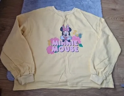Disney Minnie Mouse Jumper Size 14 TU Lemon • £3.99