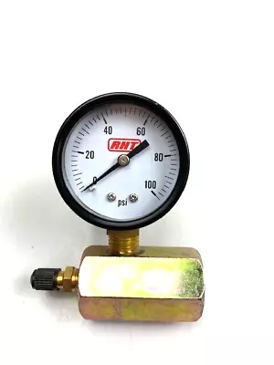 # 24   100 Psi Air Test Gauge's  3/4  Female Iron Pipe Lot Of 24 RHT / MILJOCO • $114