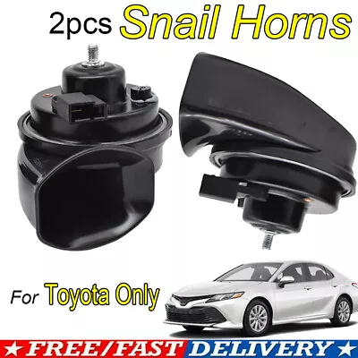 For Toyota Tacoma Highlander Camry Corolla RAV4 Snail Horn 125db Loud Dual Tone • $22.49