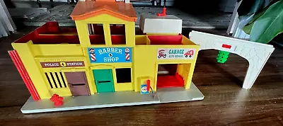 Vintage Little People Play Family Village Playset Toy #997 - Fisher Price 1973 • $110