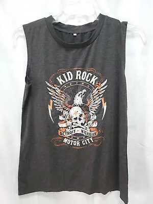 Kid Rock Skeleton Eagle Tank Top L Gray • $13