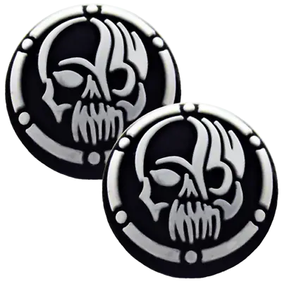 $9.90 • Buy Thumb Grips X2 For PS4 PS5 XBOX ONE Xbox Series X Toggle Cover Cap - Skull