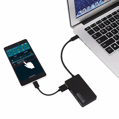 $6.99 • Buy USB 3.0 Hub 4 Port High Speed Slim Compact Expansion Portable Multi Splitter