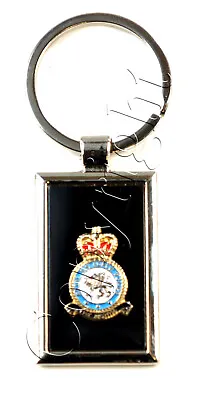 Raf Police Royal Air Force Police Classic Keyring With Gold Plated Badge On Face • £6.99