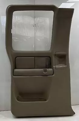 01 - 07 Chevy Silverado Ext Cab Rear Door Trim Panel RH Passenger Side Tan OEM • $189.99