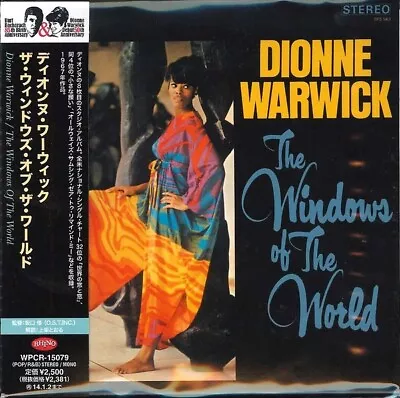 Dionne Warwick – The Windows Of The World - CD Japan Mini-LP - WPCR-15079 • $34.99