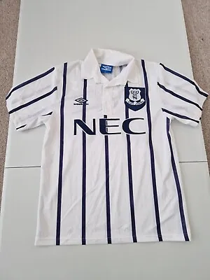 Vintage Everton Fc 1993-1994 M Medium Mens 3rd Football Shirt Umbro Amokachi #22 • £239.99