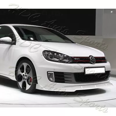 For 10-13 VW Golf MK6 GTI Painted White Front Bumper Body Splitter Spoiler Lip • $64.99