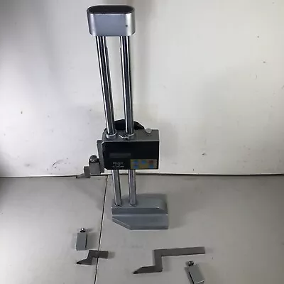 MITUTOYO DIGITAL PRECISION HEIGHT GAGE 12  / 300MM RANGE .001  #192-605 W/ Tips • $499.99