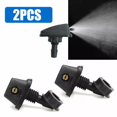 $7.81 • Buy 2pc Car Windscreen Washer Water Spray Jet Nozzle Car Accessories Universal Parts