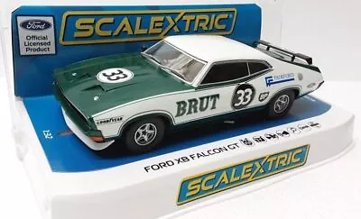 Scalextric Ford XB Falcon GT Allan Moffat 1974 ATCC Brut 33 1:32 Scale Slot Car  • $114