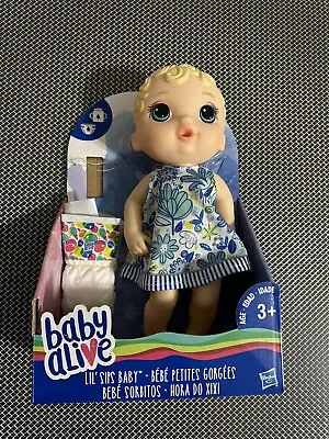 Baby Alive Lil' Sips Baby Doll Blonde **Missing Bottle** • $34.25