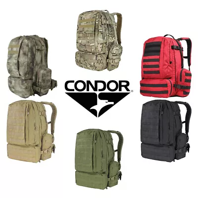 Condor Military 125 50L 3-Day Assault Modular Patrol Hiking MOLLE Backpack • $157.90