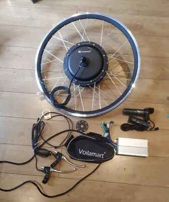 Voilamart 48V 26  Electric Bicycle Bike Conversion Kit E-Bike Front Wheel Motor • £124.99