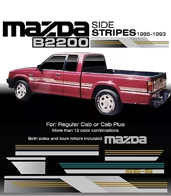 MAZDA B2200 Stripes Graphics Decals Stickers • $150