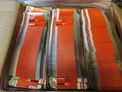 $17.99 • Buy Lot Of 25 Nos RCA  Vacuum Tube Cardboard  Carton Boxes  12ax7 12au7 12at7 6dj8 