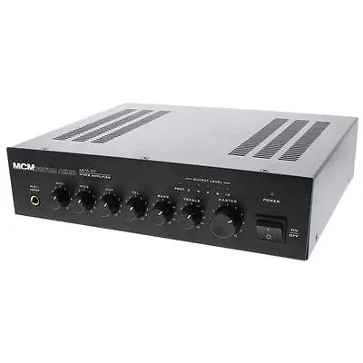 NEW 20W 70v Paging Amplifier.4 Inputs.Commercial Background Music.business.amp • $169