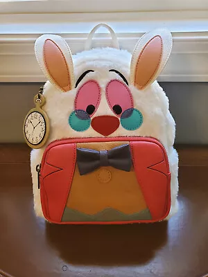 Loungefly Disney Alice In Wonderland White Rabbit Mini Backpack • $160