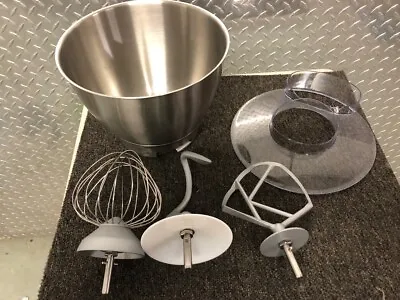 Kenwood Chef -  3 Attachments And Bowl For Mixer • £90