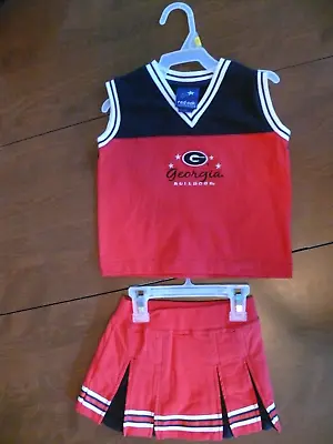 University Of Georgia Kids Cheerleader Outfit 3T  UGA Dawgs • $18