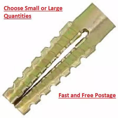 Rawlplugs FIRE & HEAT USE Metal Wall Plugs Fixing Expansion Brick Stone Concrete • £0.99