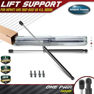 Set Of 2 Premium Front Hood Lift Supports Shock Struts For Infiniti Q45 97-2001 • $22.63