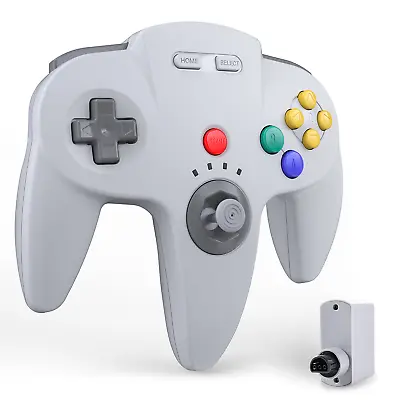 2.4GHz Wireless N64 Controller Gamepad For Nintendo 64 N64 Console W/ Rumble Pak • $28.94