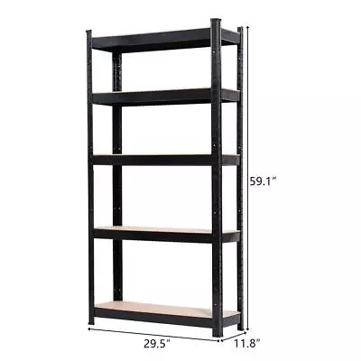 Metal Muscle Rack Shelving Storage Garage Shelving Unit Heavy Duty 5Tier Shelf • $39.99