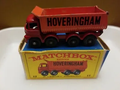 Matchbox 17d Hoveringham 8 Wheel Tipper In With Box • $39.95