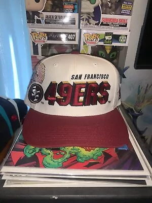 Vintage 90s NFL San Francisco 49ers Shadow Sports Specialties Snapback Hat • $120