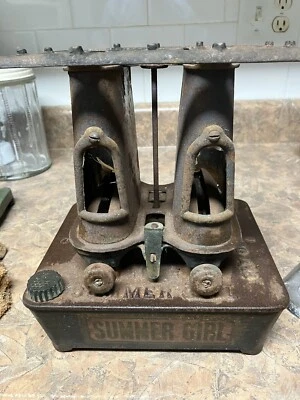 $100 • Buy Summer Girl Cast Iron Stove Circa 1893