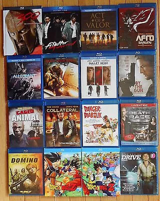 BLU-RAY Action Movies - Pick And Choose Your Favorites! • $1.99