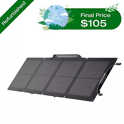 EcoFlow 110W Portable Solar Panel Foldable With Carry Case Certified Refurbished • $123