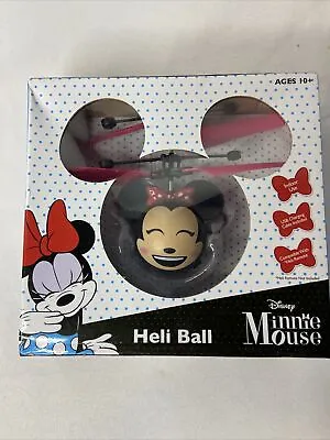 New Disney Minnie Mouse Laughing Heli Ball Indoor Helicopter Flying Toy USB • $4.99