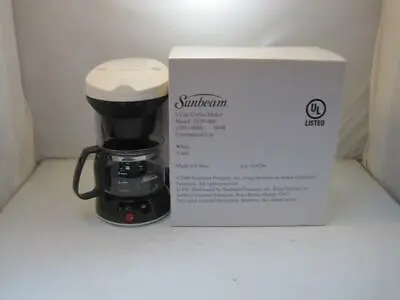 13832 Sunbeam Coffee Maker (4 Cup) White NEW • $27.99