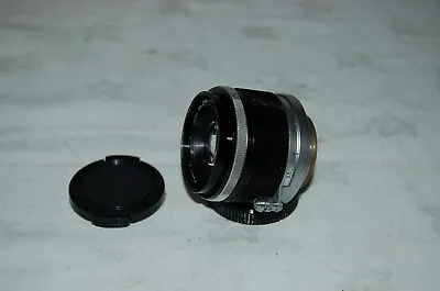 Canon 2.8 / 50 Mm Rangefinder Lens. 39mm Screw Mount (LTM) Caps. 23473. UK Sale • £79.99
