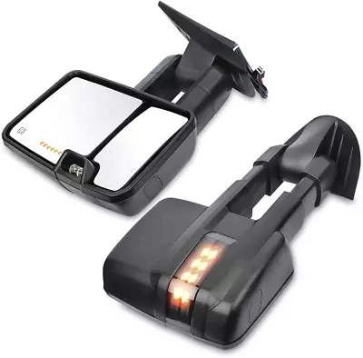 Tow Mirror Towing Mirrors Fit For2007-2013 For Chevy Silverado For GMC Sierra 20 • $180.99