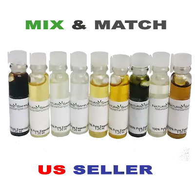 Pick Your Own 100% Essential Oil 1.25mL Samples (Spend $20 For FREE SHIPPING) • $4.95