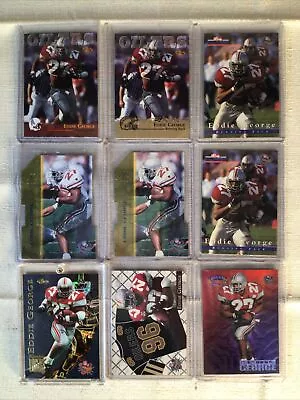 Lot Of 9 1996 Eddie George Football Trading Cards *Classic* • $24.99