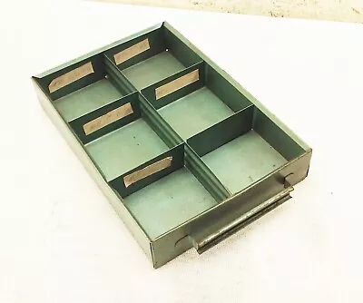 Vtg Metal Industrial Bolt Small Parts Storage Bin Organizer Replacement Drawer • $13.99