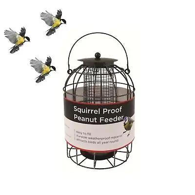 £8.95 • Buy Squirrel Proof Bird Feeder Cage Peanut Feeding Station Guard Wild Bird Garden