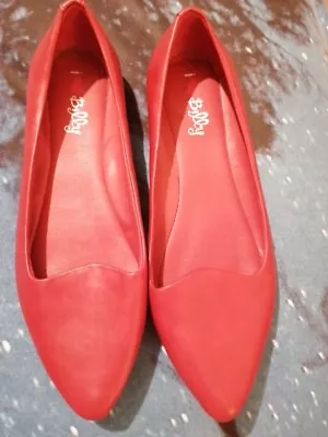 I Love Billy Size 39 Red Ballet Flats • $40