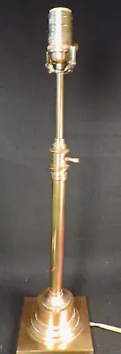 RESTORATION HARDWARE ADJUSTABLE TABLE LAMP  Brushed Brass  Xlnt • $130