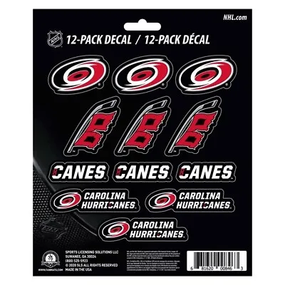 Carolina Hurricanes NHL Vinyl Die-Cut Sticker Set / Decal Sheet *Free Shipping • $6.87