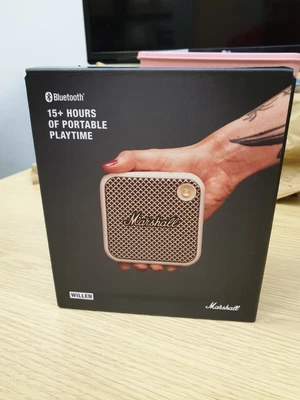 £84.99 • Buy Brand New In Sealed Box Marshall Willen Bluetooth Portable Speaker Cream