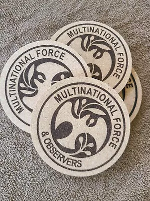 Cork Coasters Multinational Force Observers M.f.o. Sinai - Set Of 4 • $10